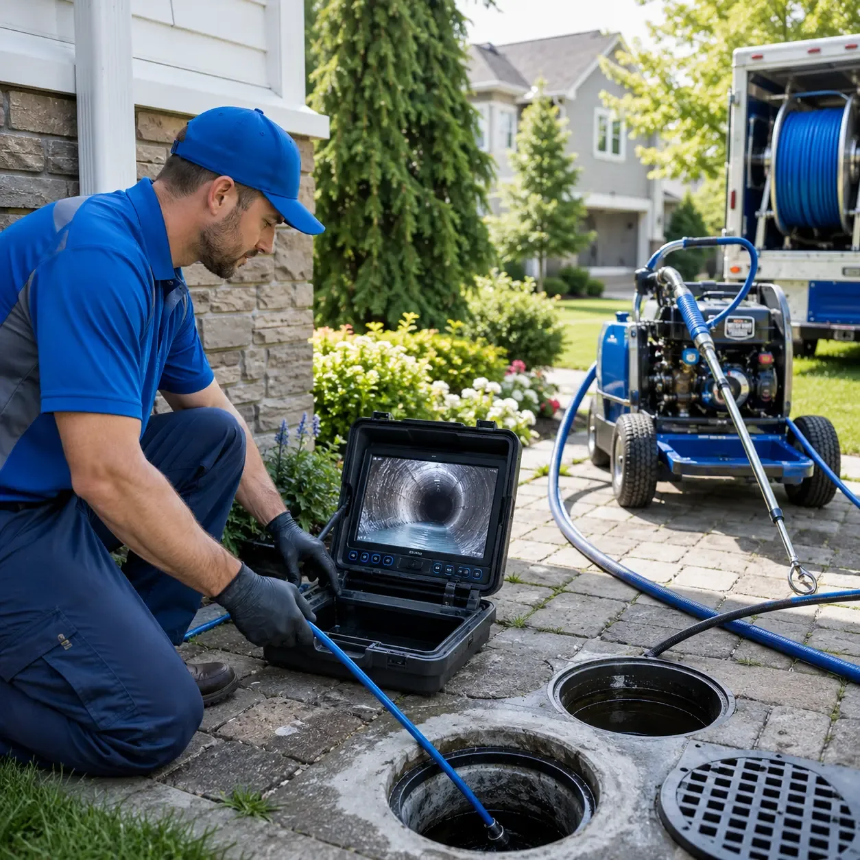 Outdoor drain cleaning professionals serving Big Wells, TX